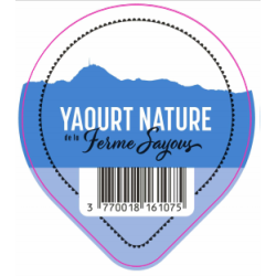 Opercule FERME SAYOUS 68.3 ALU Nature sc.PP/PS/PET gr.Vermisseau 3cl