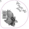 Opercule VERIER 68.3 ALU FRUITS DES BOIS PP/PS/PET gr.Verm. Lang. 2cl