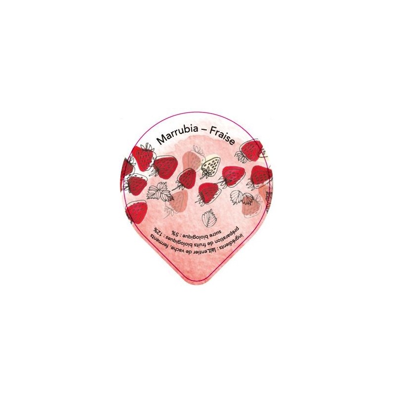 Opercules 2 68.3 mm alu 38/ coex 15, ESNEKIAK fraise -5cl