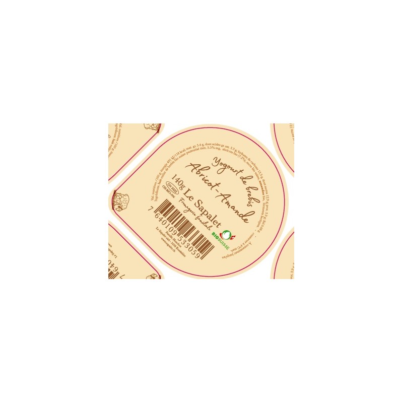 Opercule 68.3 mm SAPALET Brebis Abricot-Amande