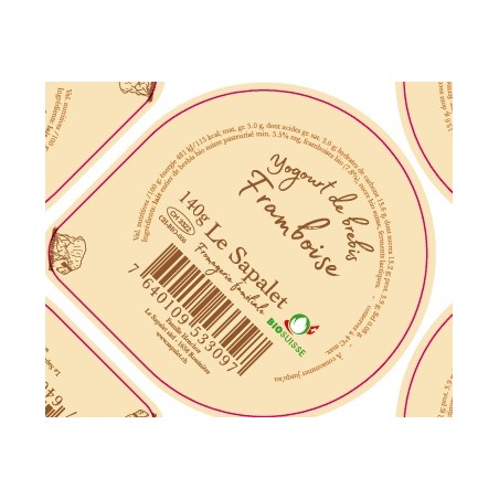 Opercule 68.3 mm SAPALET Brebis Framboise