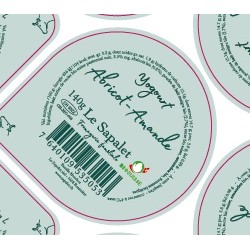Opercule 68.3 mm SAPALET Vache Abricot -Amande