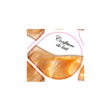 Opercules 68.3 Alu BIROL Confiture de Lait sc.PP/PS/PET gr.Vermisseau