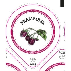 Opercules 68.3 mm Laiterie Côte Roannaise FRAMBOISE