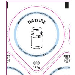 Opercules 68.3 mm Laiterie Côte Roannaise NATURE