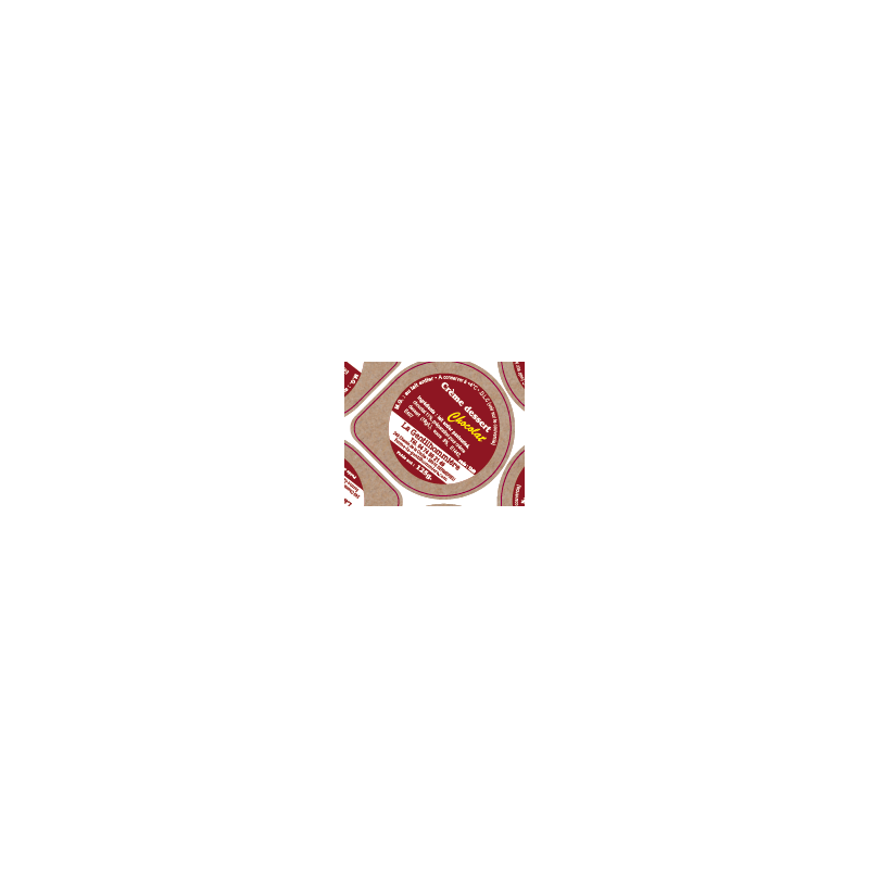 Opercules 68.3 Alu GENTILHOMMIERE Crème Dessert Chocolat sc.PP gr.Ver