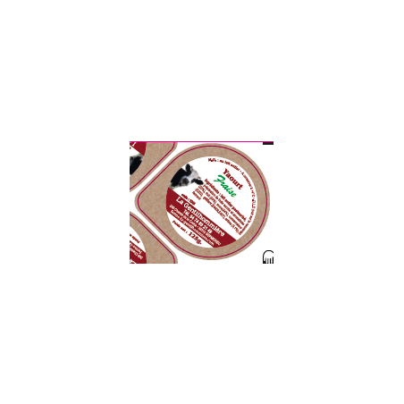 Opercules 68.3 Alu GENTILHOMMIERE Fraise sc.PP gr.Verm Lang.