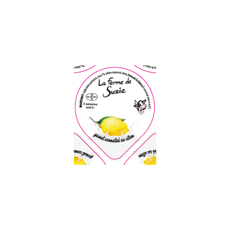 Opercules Alu 68.3mm LA JOURIVIERE Aromatisé citron sc.pot carton gr.