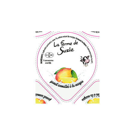 Opercules Alu 68.3mm LA JOURIVIERE Aromatisé Mangue sc.pot carton gr.