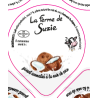 Opercules Alu 68.3mm LA JOURIVIERE Arômatisé Coco sc.pot carton gr.v