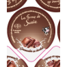 Opercules Alu 68.3mm LA JOURIVIERE Gourmandise au chocolat pot carton