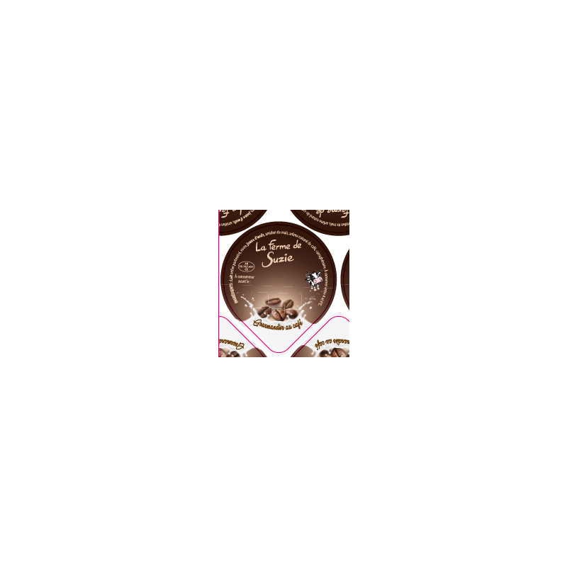 Opercules Alu 68.3mm LA JOURIVIERE Gourmandise Café sc.pot carton gr.