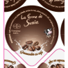 Opercules Alu 68.3mm LA JOURIVIERE Gourmandise Café sc.pot carton gr.