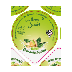 Opercules Alu 68.3mm LA JOURIVIERE Gourmandise Pistache sc.pot carton