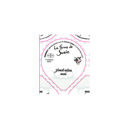 Opercules Alu 68.3mm LA JOURIVIERE Nature Sucré sc.pot carton gr.verm