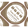 Opercules 68.3 mm alu 38/ coex 15, 4 SABOTS Crème Chocolat sc pot car