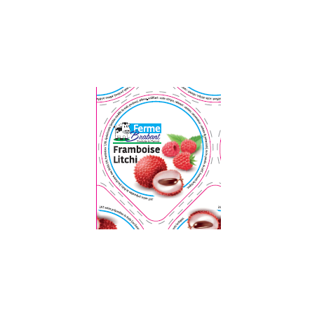 Opercules 68.3 Alu Ferme Brabant Framboise Litchi sc.PP/PS/PET gr.Verm