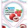 Opercules 68.3 Alu Ferme Brabant Framboise Litchi sc.PP/PS/PET gr.Verm