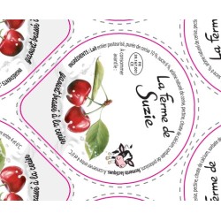 Opercules Alu 68.3mm LA JOURIVIERE Brassé Cerise sc.pot carton gr.ver