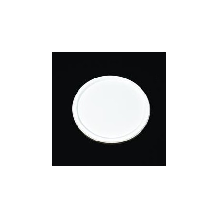 Couvercle PE injecté Ø106 coiffant blanc