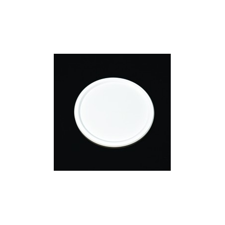 Couvercle PE injecté Ø116 coiffant blanc