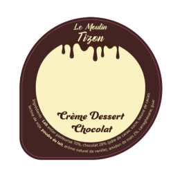 Opercules Gaec des Mezerais 68.3 Alu Crème Dessert Chocolat 3cl