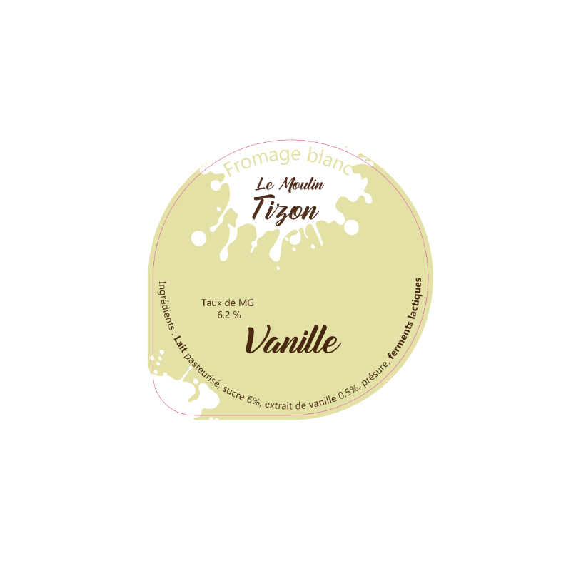Opercules Gaec des Mezerais 68.3 Alu Fromage Blanc Vanille 3CL