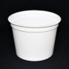 Pot PP injecté Ø115,7 500ml blanc (stérilisation)