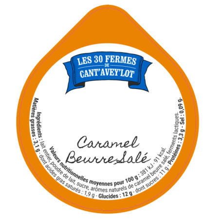 Opercule CANT'AVEY'LOT' 68.3 ALU Caramel V3 6cl