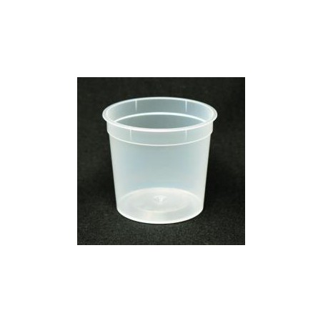 Pot PP injecté Ø67 100ml transparent (stérilisation)