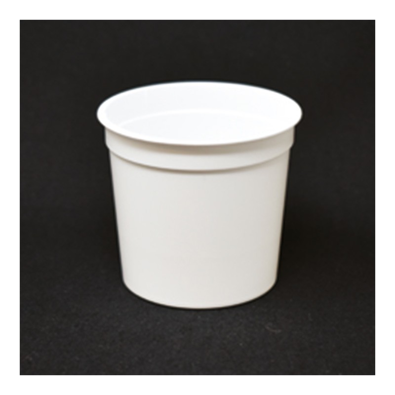 Pot PP injecté Ø67 100ml blanc (stérilisation)