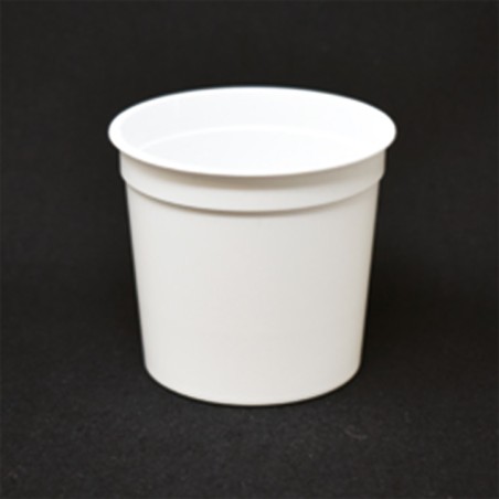 Pot PP injecté Ø67 100ml blanc (stérilisation)