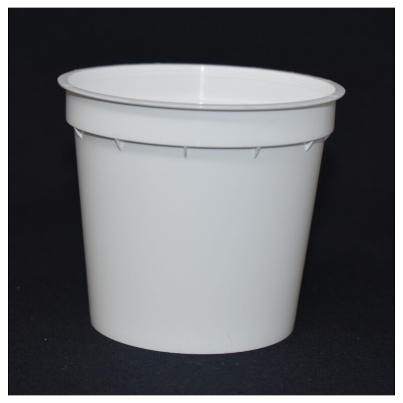 Pot PP injecté Ø88 250ml blanc (stérilisation)