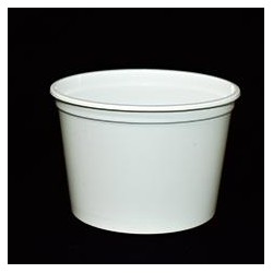 Pot PP injecté Ø94,5 250ml blanc (stérilisation)