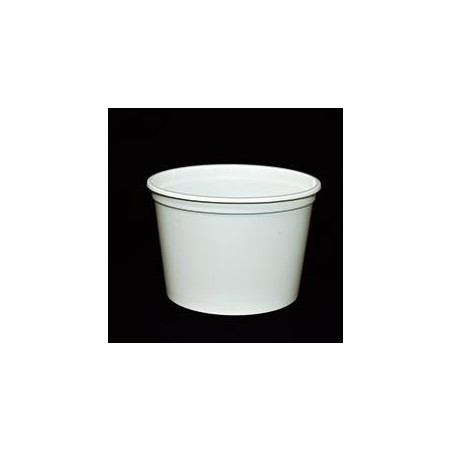 Pot PP injecté Ø94,5 250ml blanc (stérilisation)