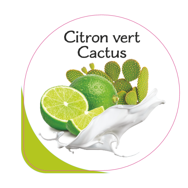 Opercules Ø68.3mm Aluminum imprimés Gourmandise Citron Vert Cactus