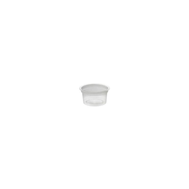 Pot PP thermoformé Ø67 40ml transparent, petit épaulement