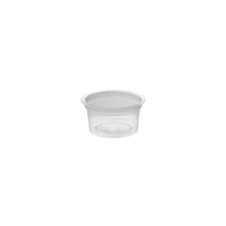 Pot PP thermoformé Ø67 40ml transparent, petit épaulement