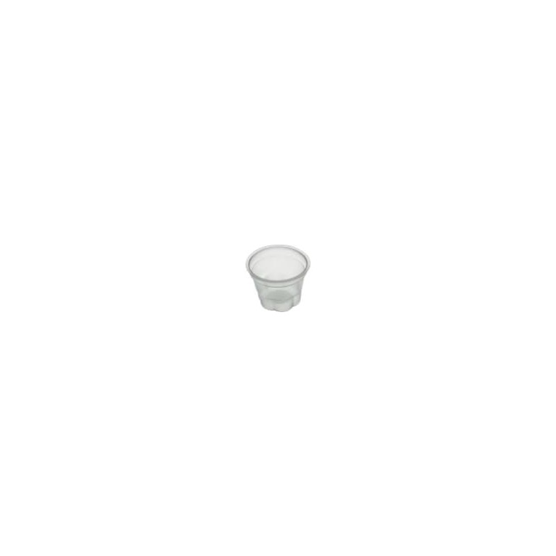 Pot PP thermoformé Ø75 125ml cannelé transparent