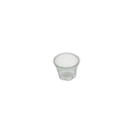 Pot PP thermoformé Ø75 125ml cannelé transparent