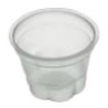 Pot PP thermoformé Ø75 125ml cannelé transparent