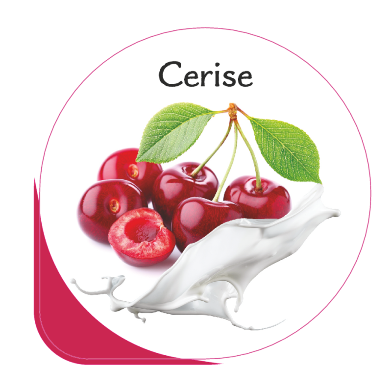 Opercules Ø68.3mm Aluminum imprimés Gourmandise Cerise