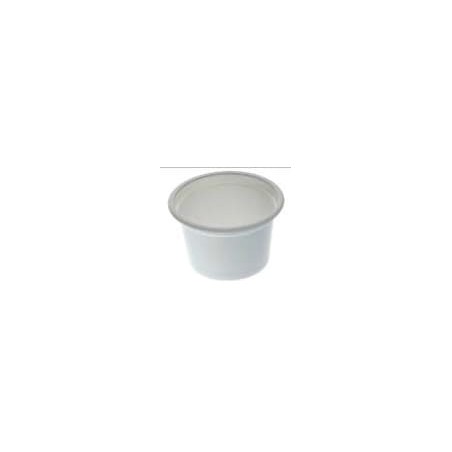 Pot PP thermoformé Ø95 200ml modèle 1 blanc