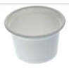 Pot PP thermoformé Ø95 200ml modèle 1 blanc