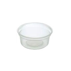 Pot PP thermoformé Ø95 200ml modèle 2 transparent