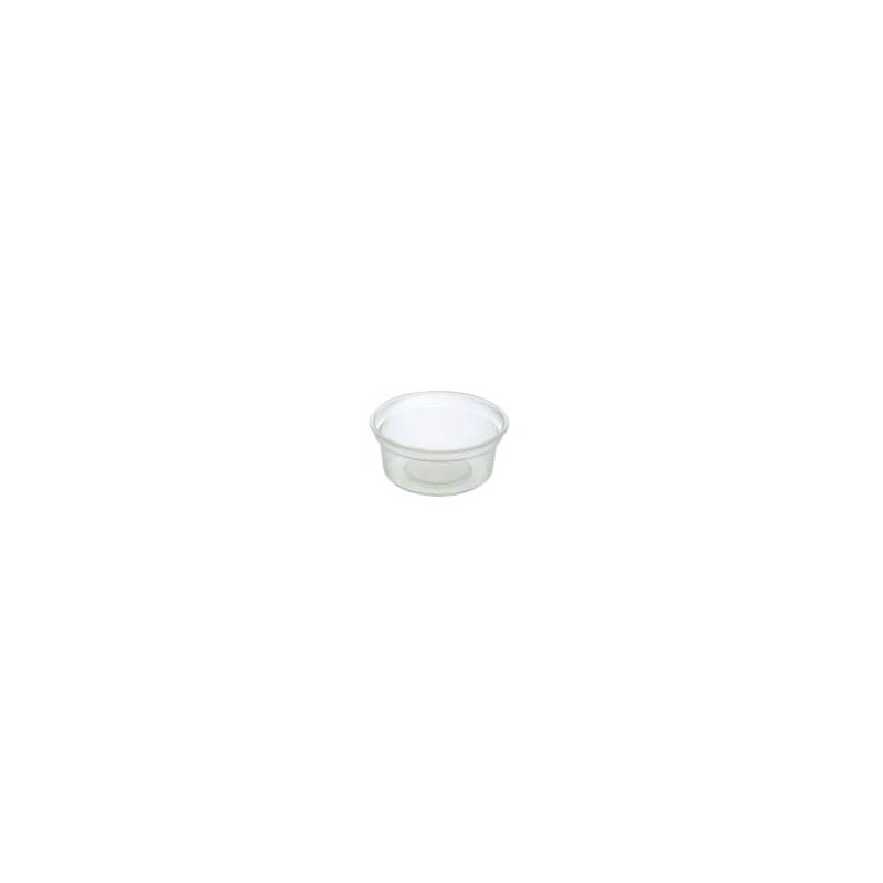 Pot PP thermoformé Ø95 200ml modèle 2 transparent