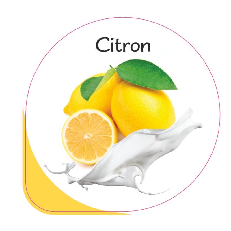 Opercules Ø68.3mm Aluminum imprimés Gourmandise Citron