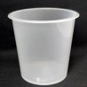 Pot PP injecté Ø94 400ml transparent sans épaulement