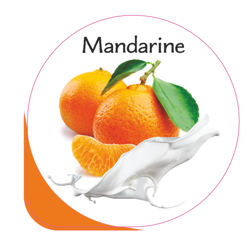 Opercules Ø68.3mm Aluminum imprimés Gourmandise Mandarine