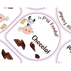 Opercules Alu 68.3mm CAMPUS PYRENEES Chocolat sc.pot carton gr.v -5cl